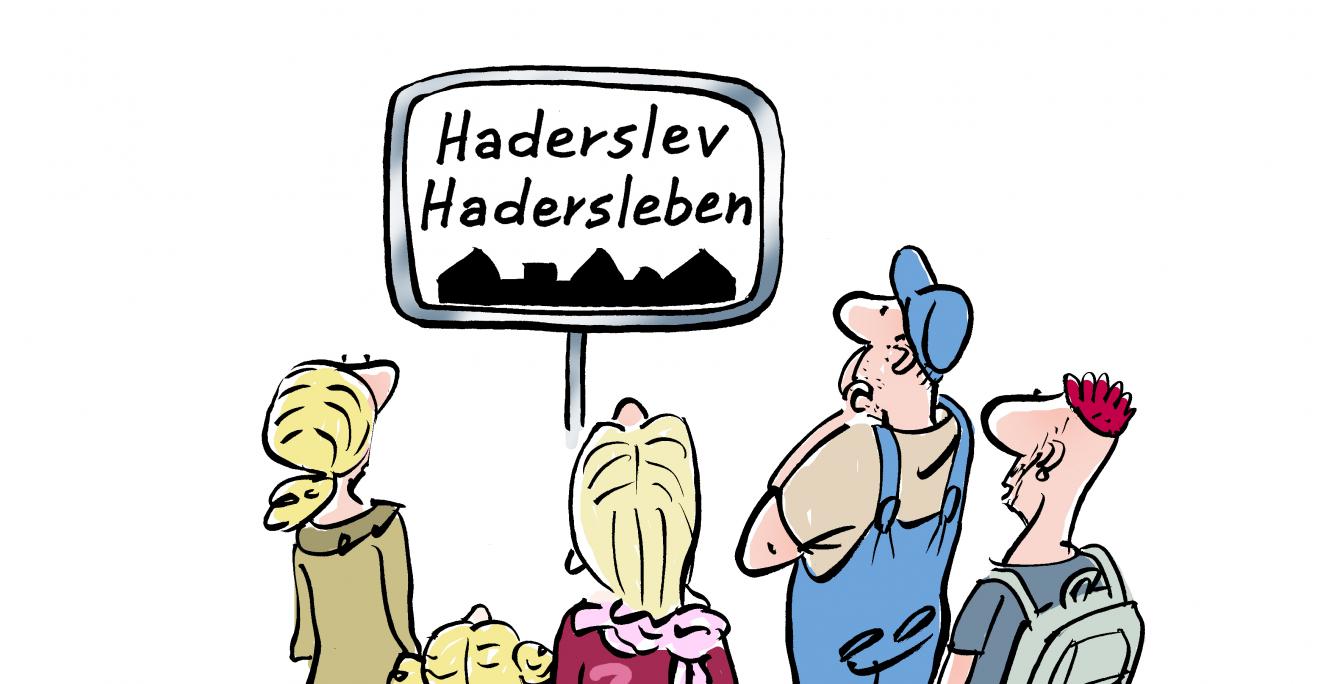 Im Grenzland sind viele Ortsschilder zweisprachig, das. wird nicht überall akzeptiert Im Grenzland sind viele Ortsschilder zweisprachig, das. wird nicht überall akzeptiert